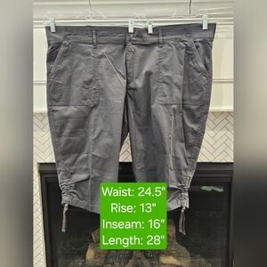Lee Relaxed Fit 1889 Plus Size Capri Pants, NWOT